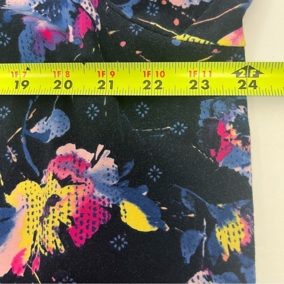 CJ Banks Women’s Full Zip Jacket/Blazer Sz 1X (14/16) Multi Color Floral Print - Picture 10 of 12